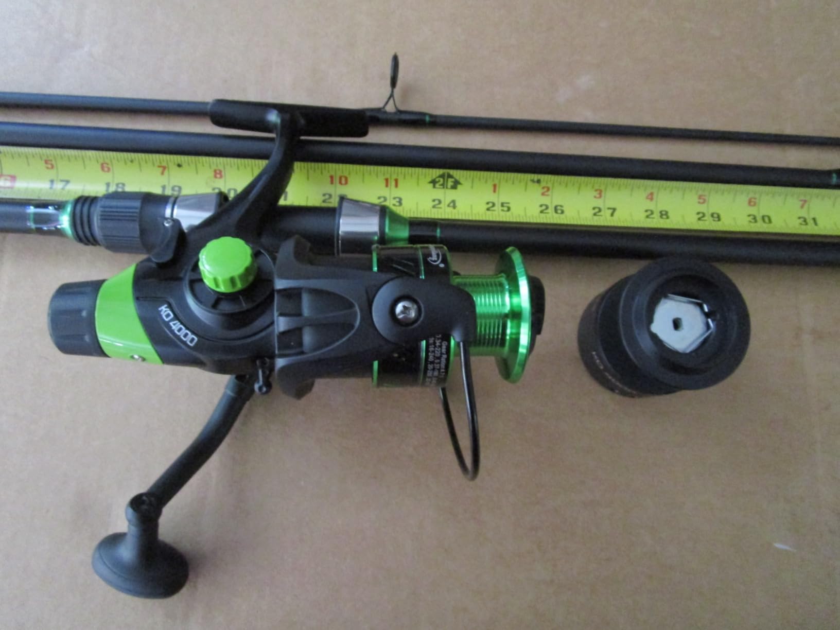Sougayilang Surf Fishing Rod Combo IM8 Carbon 3 Piece Travel Spinning Rod with 4000 Size Spinning Reel (9'/10'/11'/12') customer photo 1