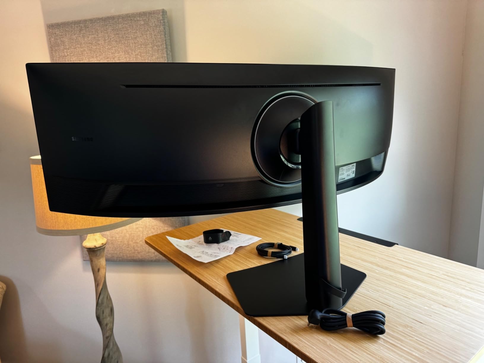 Samsung 49” Business Curved Ultrawide Dual QHD Computer Monitor, USB-C, DisplayPort, HDMI, 120Hz, VESA DisplayHDR 400, Built-in Speakers, Height Adjustable Stand, Eye Care, LS49C954UANXZA, 2024 customer photo 2