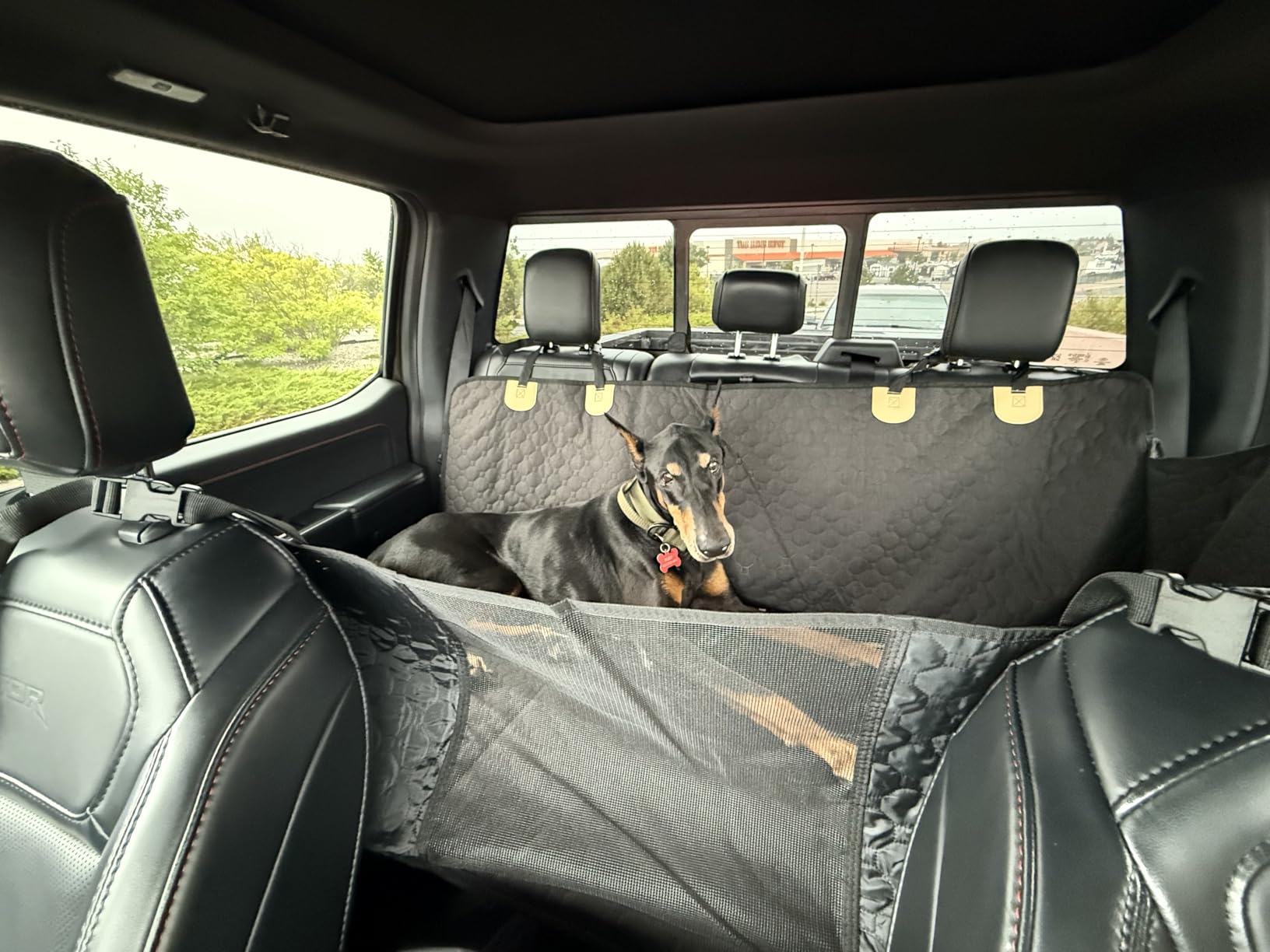 XL Truck Back Seat Extender for Dogs, Dog Car Seat Cover for Back Seat customer photo 1