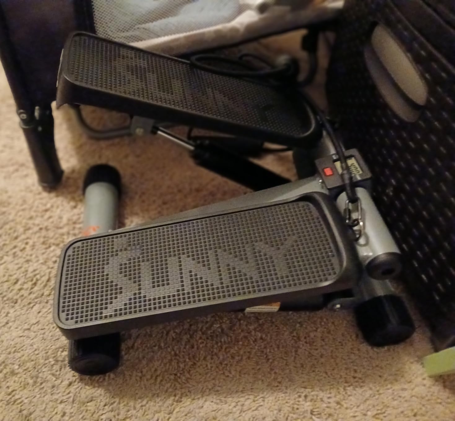 Sunny Health & Fitness Mini Stair Stepper w/Resistance Bands for Home Gym customer photo 1