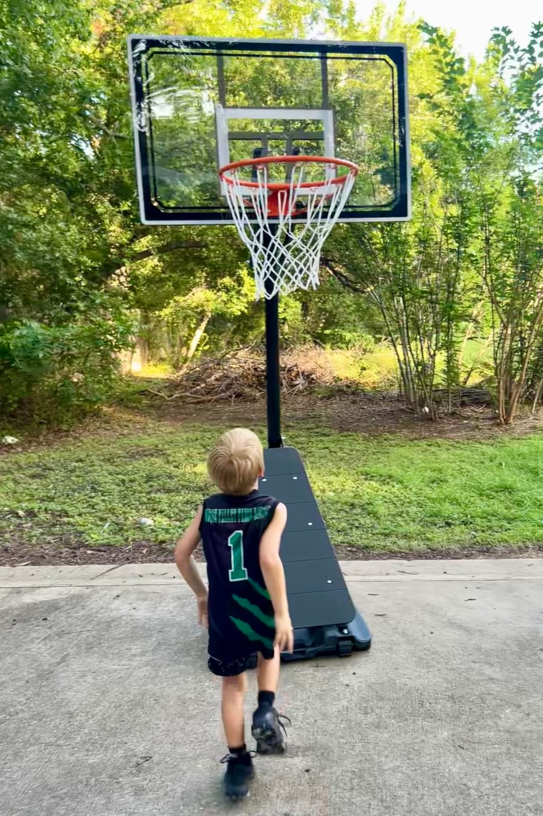 Skytime Basketball Hoop, 44&47IN Portable Basketball Hoop Outdoor customer photo 1