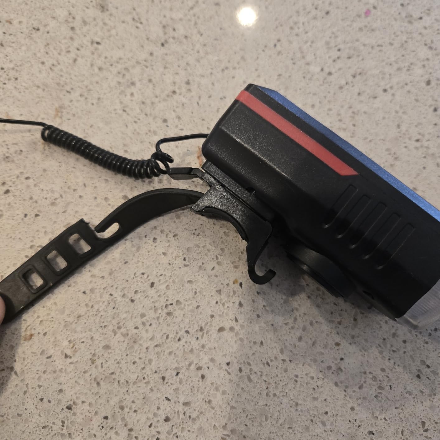 Rechargeable Solar Powered Bike Light and 120dB Bike Horn customer photo 2