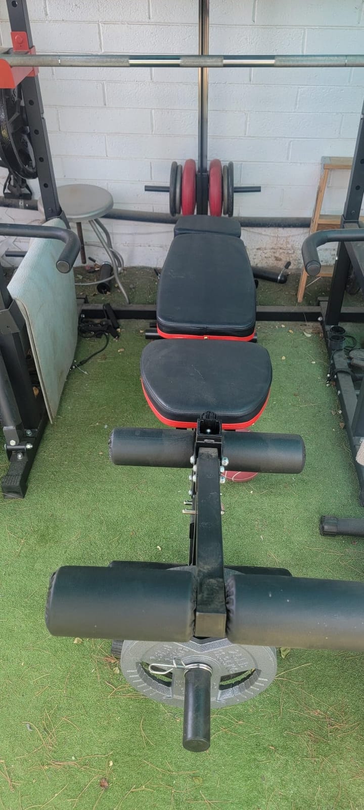 XDDIAS Workout Bench, Adjustable Weight Bench with Leg Extension and Leg Curl, Extended Headrest, 900LBS Preacher Curl Bench Incline Decline Flat Workout Bench for Home Gym Full Body Exercise customer photo 1