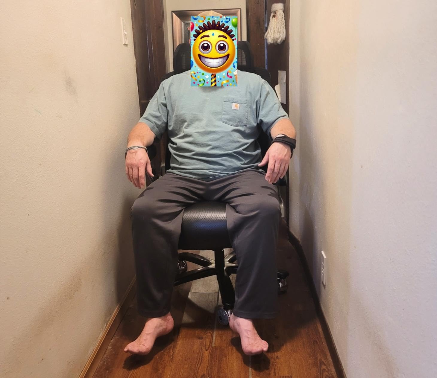 600lbs Big and Tall Office Chair, Heavy Duty Executive Computer Desk Chair customer photo 2