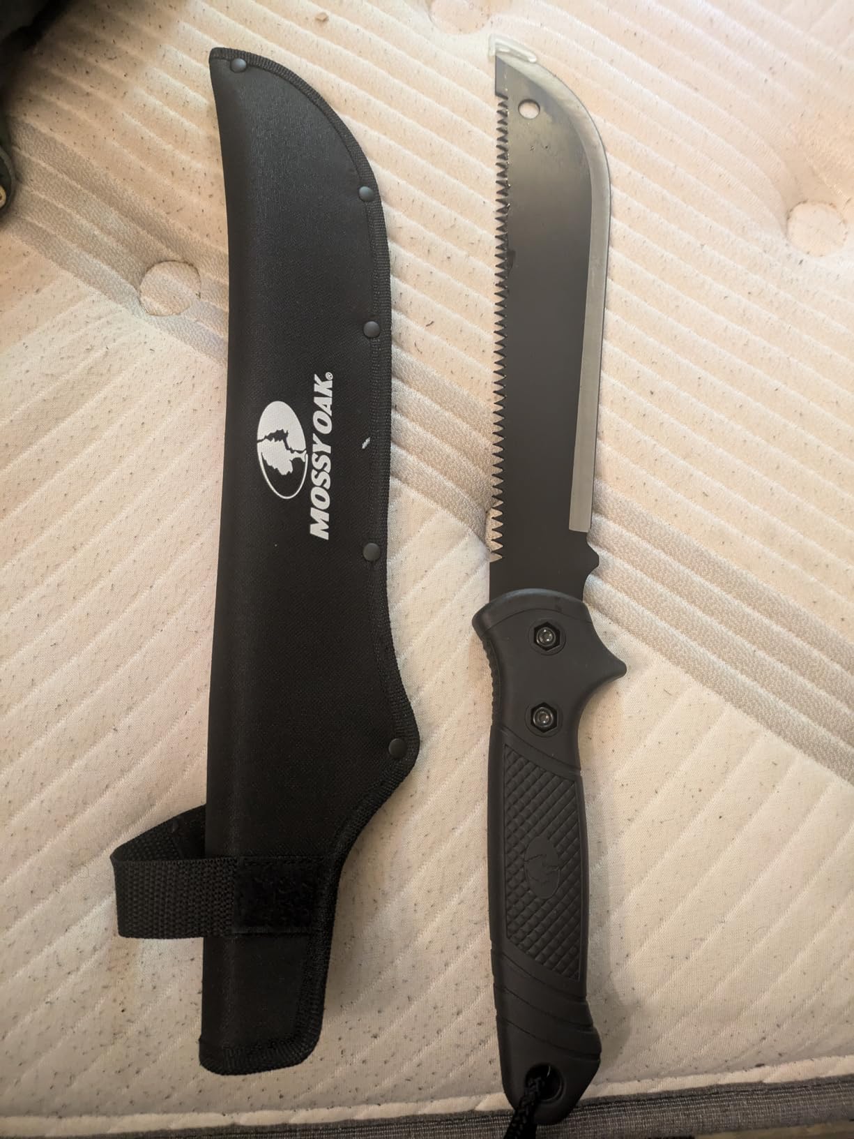 Mossy Oak Machete with Saw, 19-Inch Heavy Duty Machete with Sheath customer photo 2