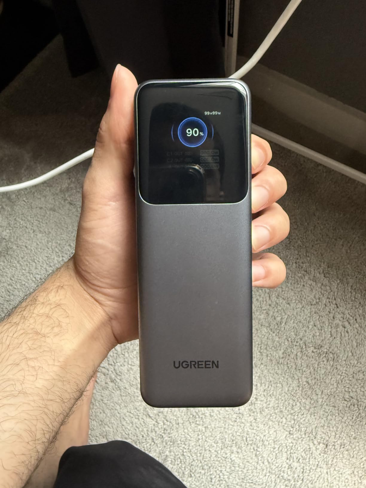 UGREEN Nexode 25000mAh 200W PD 3.1 TFT 3-Port Power Bank customer photo 2