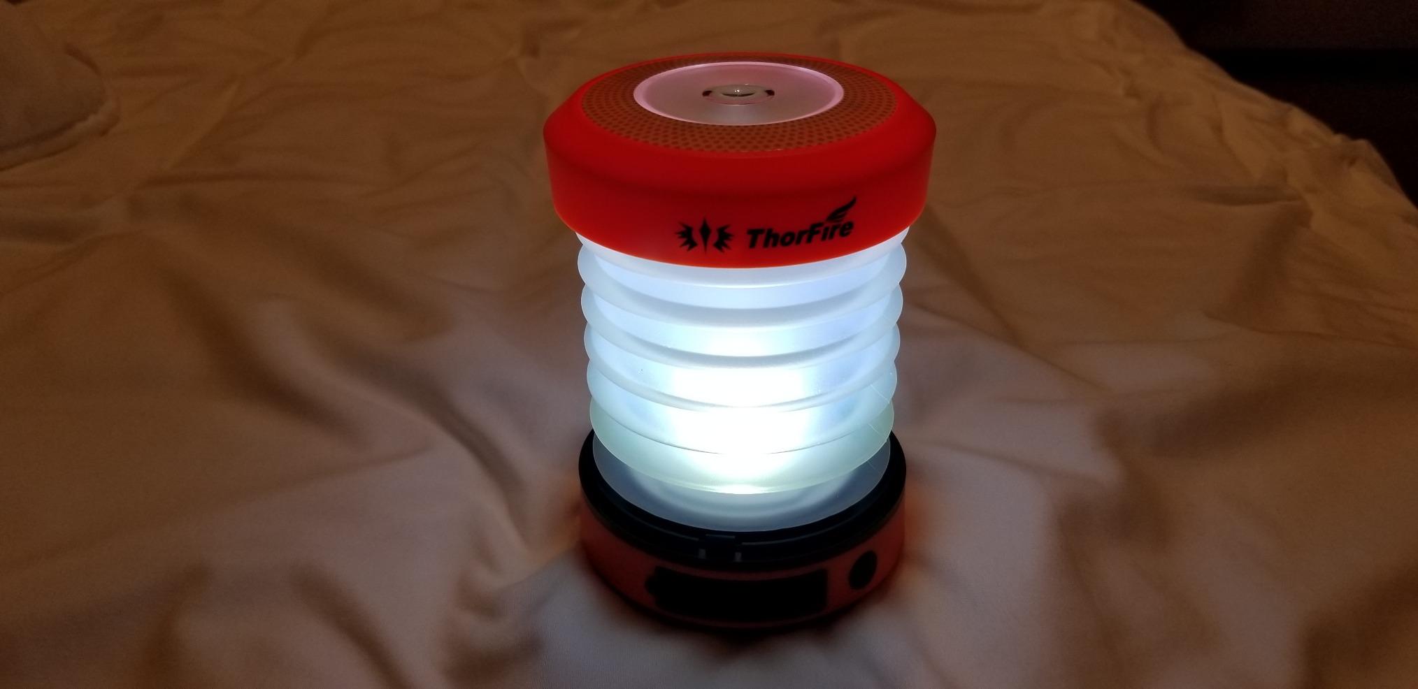 THORFIRE Hand Crank Camping Lantern 2 Pack,2-in-1 Collapsible LED Light customer photo 1