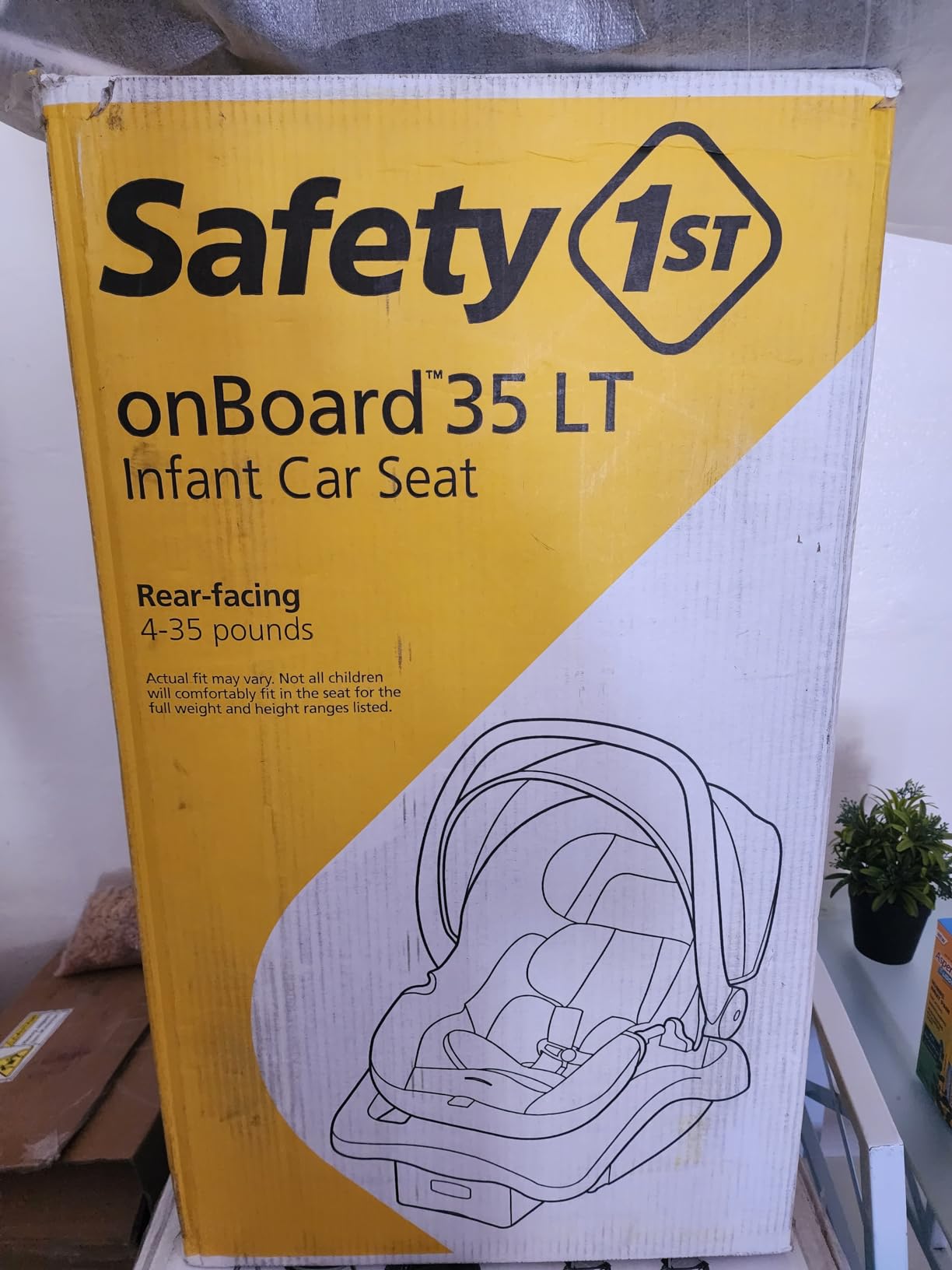 Safety 1st OnBoard FLX Infant Car Seat with Base, Lightweight Baby Car Seat for Travel, Monument 4 customer photo 2