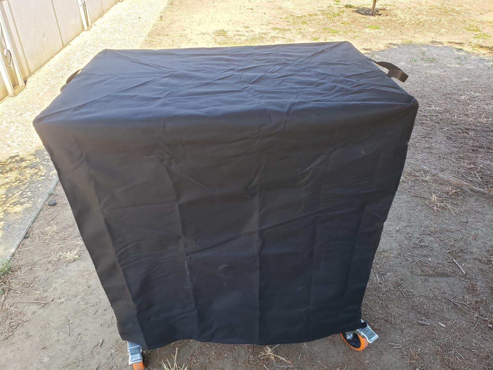 Pizza Oven Table Cover for Pizza Oven Cart Table Black customer photo 2