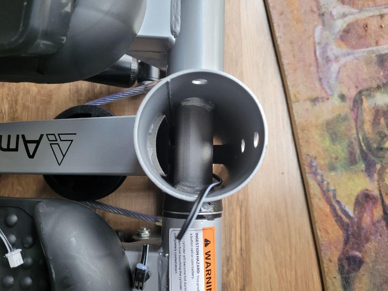 Mini Stepper with Handlebar for Exercise, 330lbs Stair Climber Machine customer photo 1