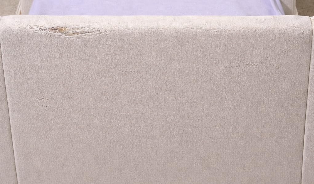 weeonekids Toddler Bed, Child Bed for Kids with Extra Safty Broad, Standard Crib Size Toddler Bed, Certified Fabric Toddler Beds,Toddler Flood Bed (Gray) customer photo 1