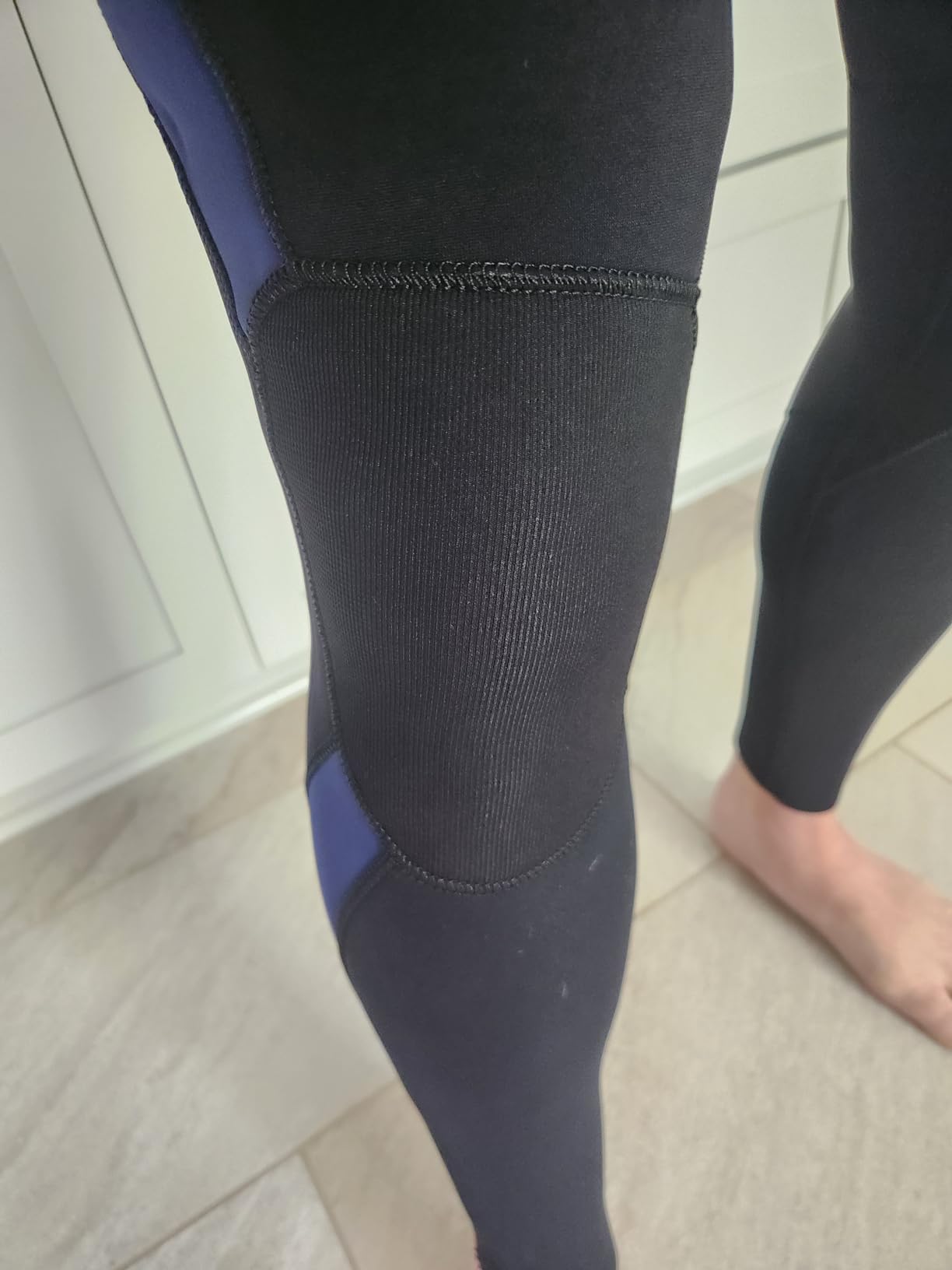 Men Wetsuit, 5/4mm SCR Neoprene Wetsuits for Men,UPF 50+ customer photo 2