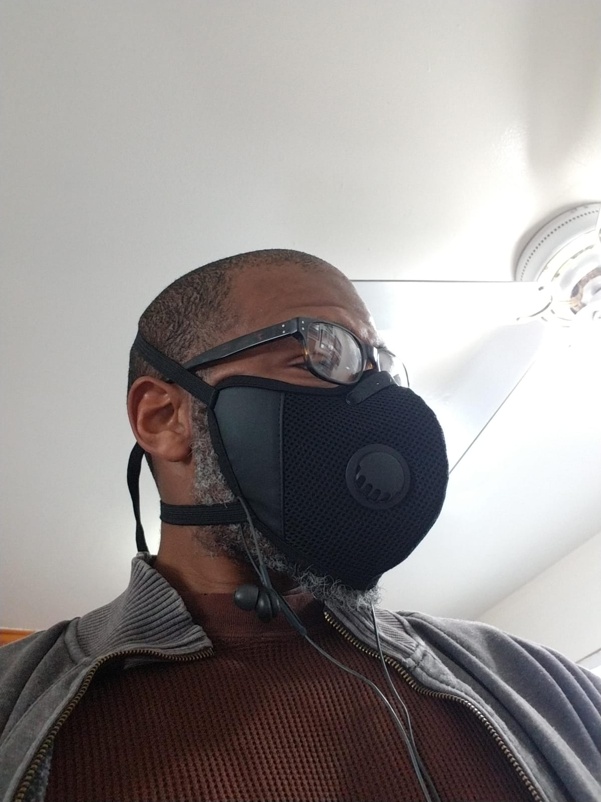 BASE CAMP M Cross Dust Mask, Reusable Breathable Comfortable Safety Face Mask for Work with Extra 6 Activated Carbon Filters customer photo 1