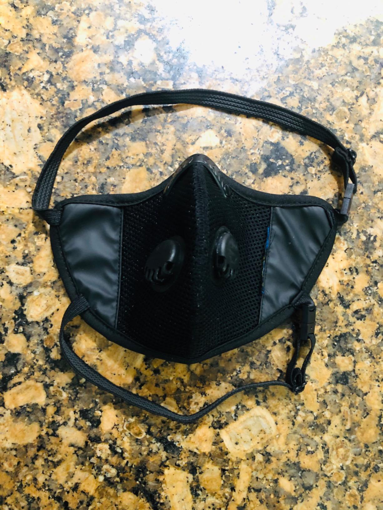 BASE CAMP M Cross Dust Mask, Reusable Breathable Comfortable Safety Face Mask for Work with Extra 6 Activated Carbon Filters customer photo 2