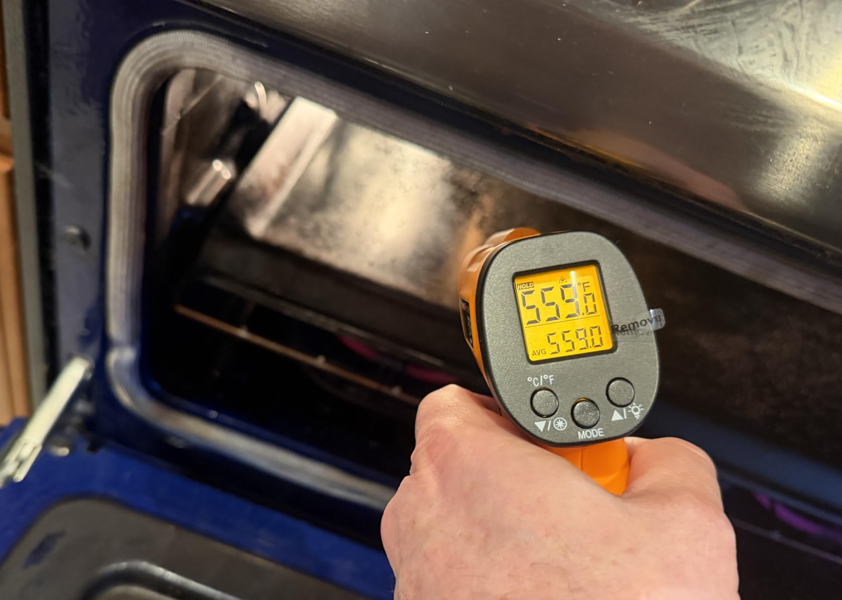 TempPro TempScan Infrared Thermometer Gun with Super Long Meat Probe customer photo 1