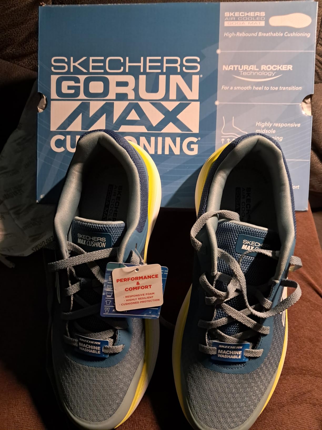 Skechers Men's Max Cushioning Endeavour Sneaker | Max Cushioning, Air-Cooled Goga Mat Insole, Ultra Light Midsole, Breathable Mesh Upper, Machine Washable customer photo 1