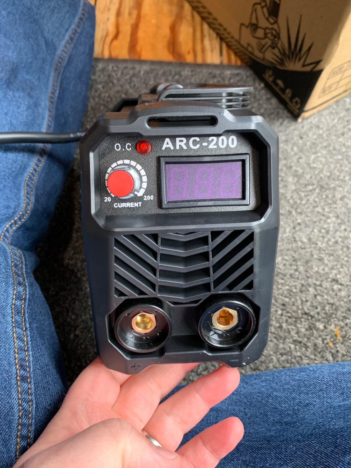 Hpoouo 200Amp 20PCS Rods Stick Welder, Super MINI Portable Welding Machine customer photo 1