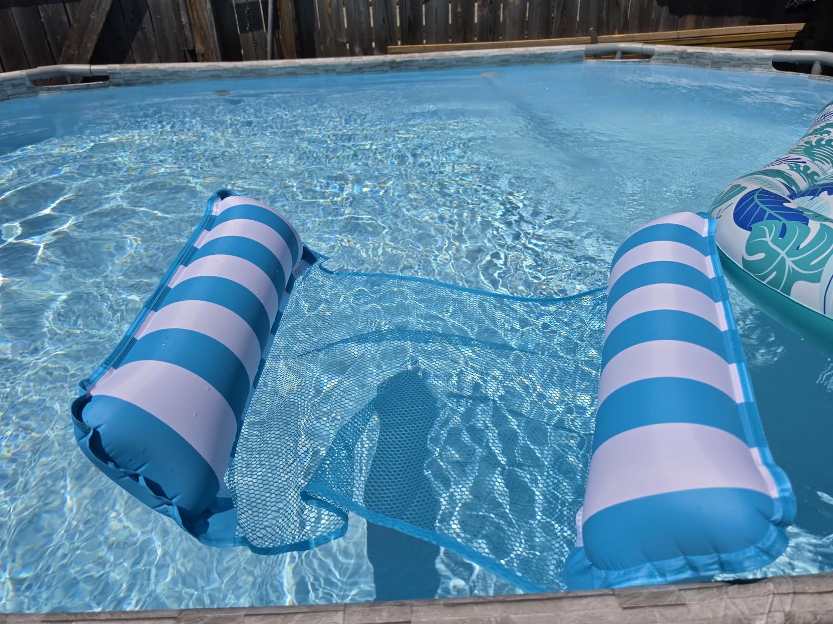 Aqua 4-in-1 Monterey Hammock Pool Float & Water Hammocks – 2-3-4 Multipacks – Multiple Colors/Styles – for Adults and Kids Floating customer photo 2