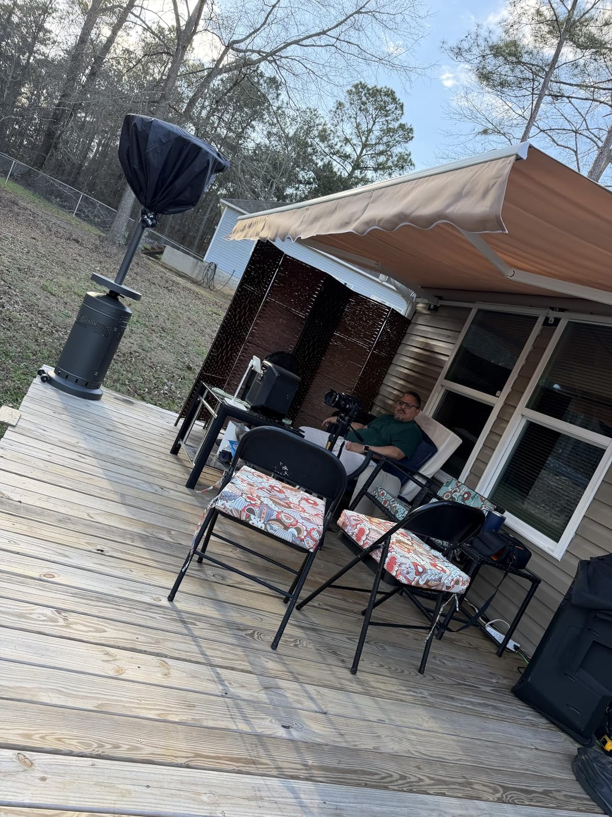 Patio Retractable Awning 13 x 8.2 ft Sun Shade Shelter Cover,Outdoor Patio Awnings for Shop, Restaurant, Cafe, Courtyard, Balcony customer photo 2