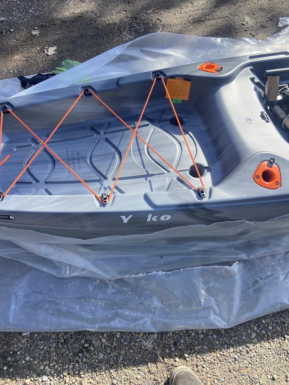 Lifetime Yukon Angler Kayak, Sit-On-Top Fishing Kayak, with Paddle, 11’ 6” customer photo 2