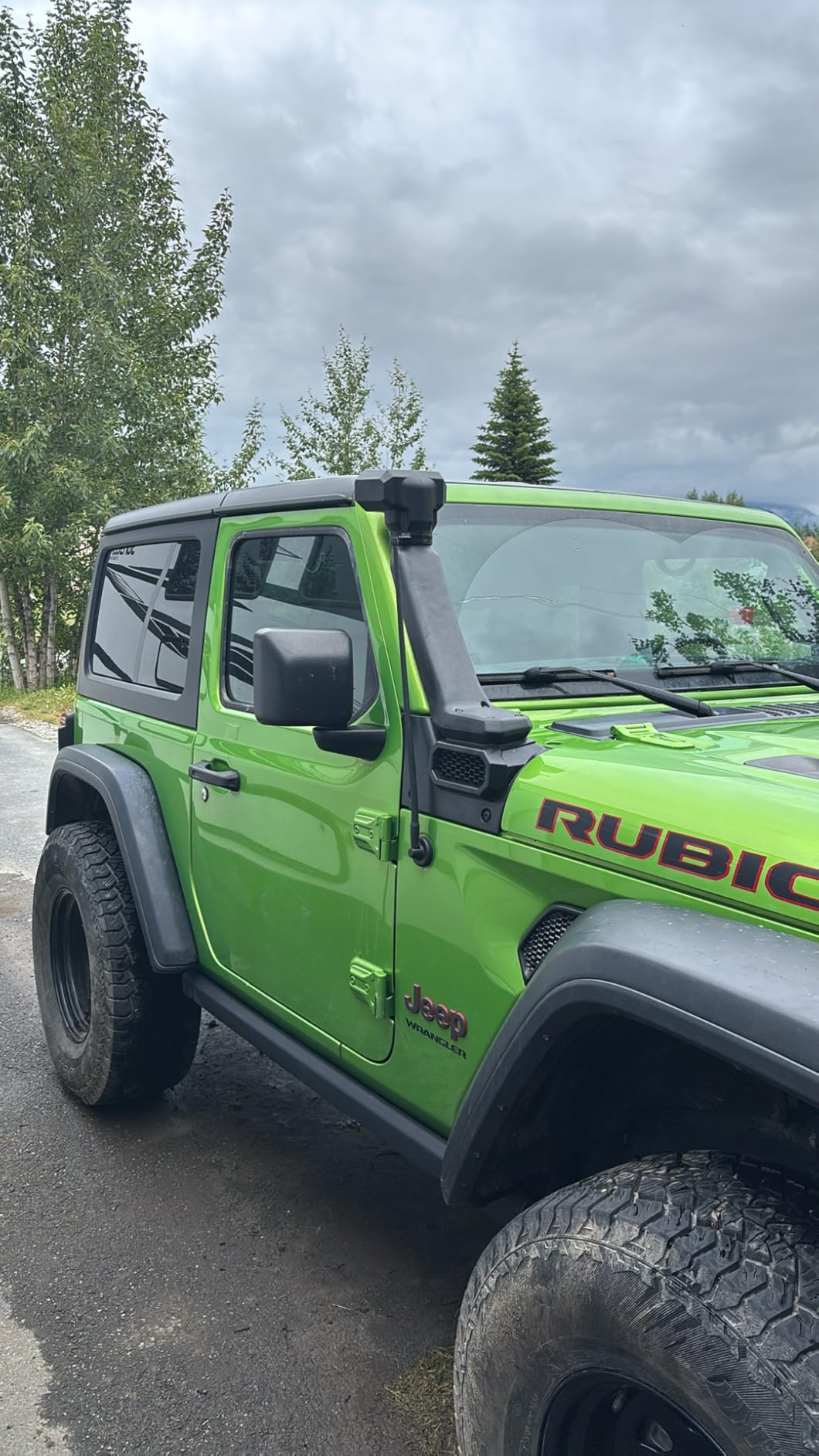 SCITOO car snorkel kit Assembly Replacement 18-23 For Jeep FOR Wrangler JL New Cold Air Ram Intake Snorkel Kit OffRoad 2.0L 3.6L customer photo 2