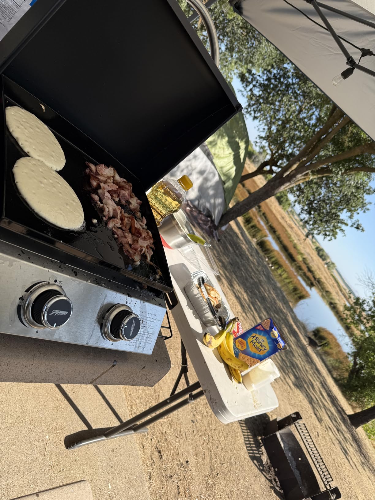 Royal Gourmet PD1305H 3-Burner Propane Gas Grill, Griddle Combo with Lid customer photo 1