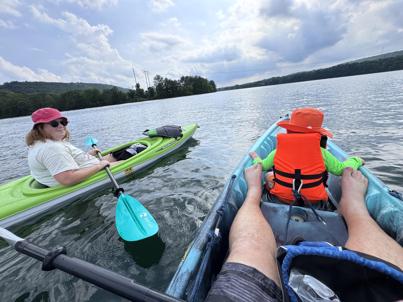 Adjustable Kayak Paddle, Fiberglass Shaft and Reinforced PP Blade customer photo 2
