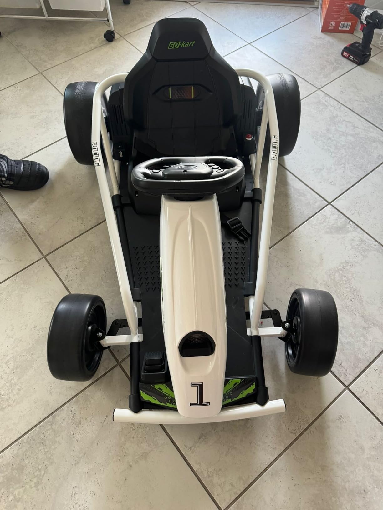 Aosom 24V 8.1 MPH Electric Go Kart Drifting Car Kids Ages 8-12 Pink customer photo 2