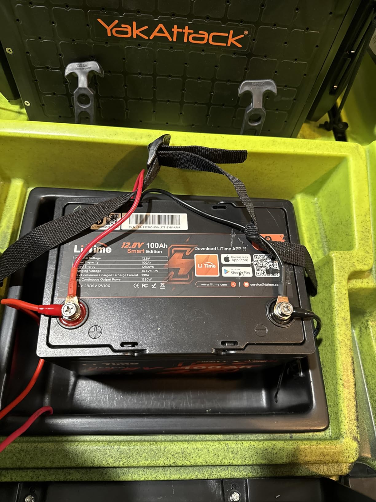 LiTime 12V 50Ah Trolling Motors LiFePO4 Lithium Battery for Fish Finder customer photo 2