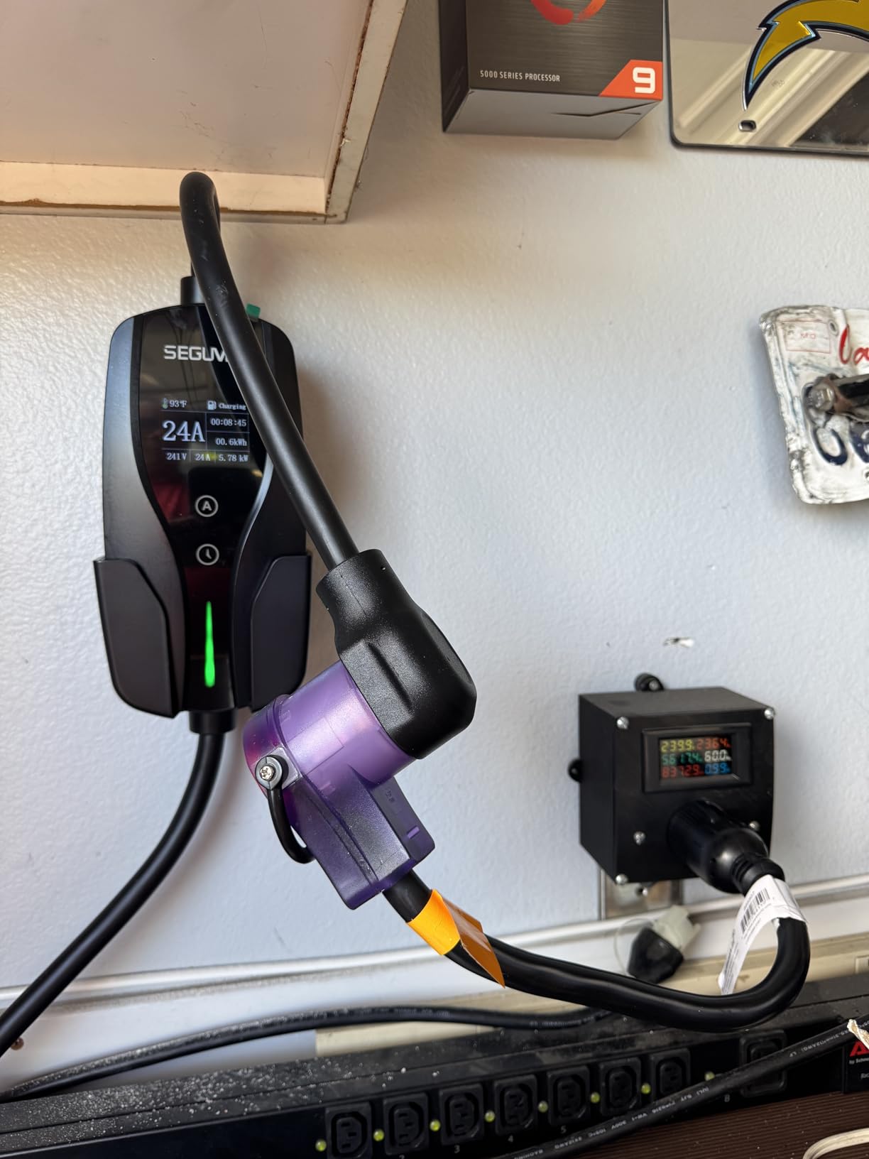 SEGUMA Level 2 EV Charger, 40A ETL Certified for J1772 BEVs/PHEVs, 25FT customer photo 1