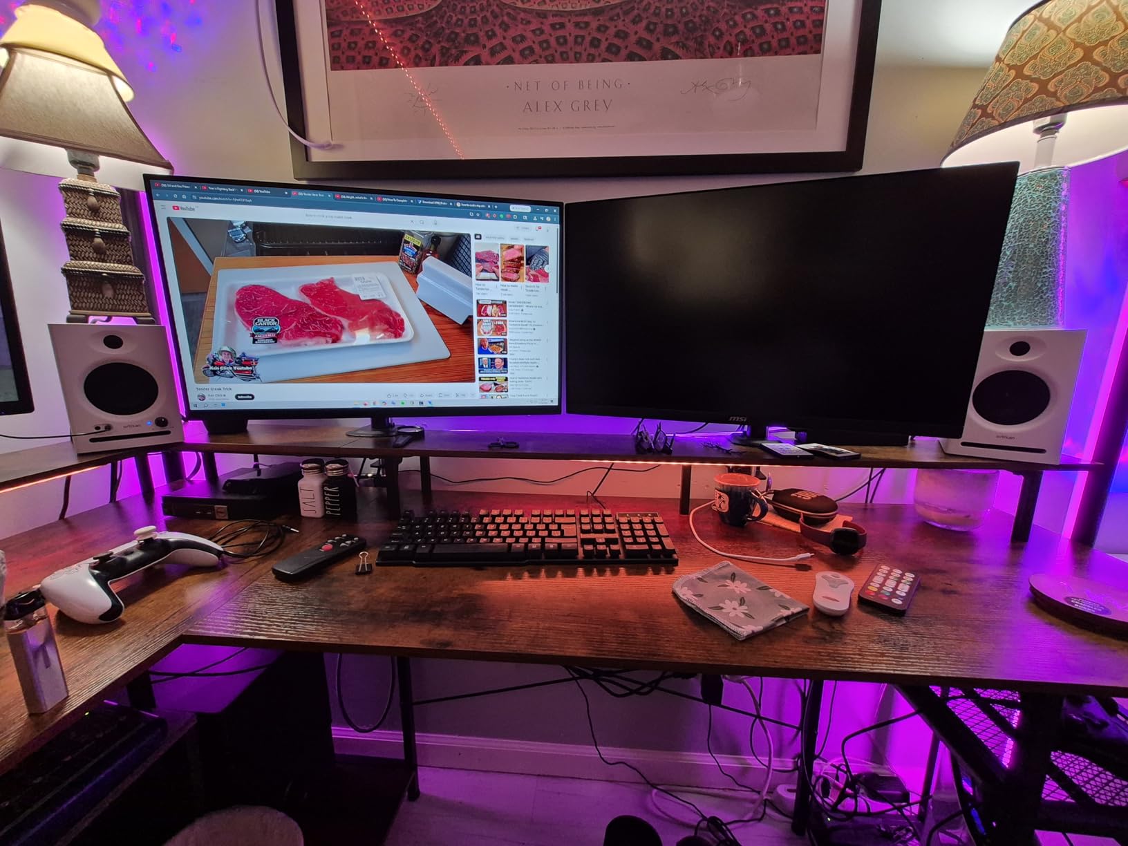 Ortizan C7 Powered Studio Monitors Pair with Bluetooth 5.3, White customer photo 2
