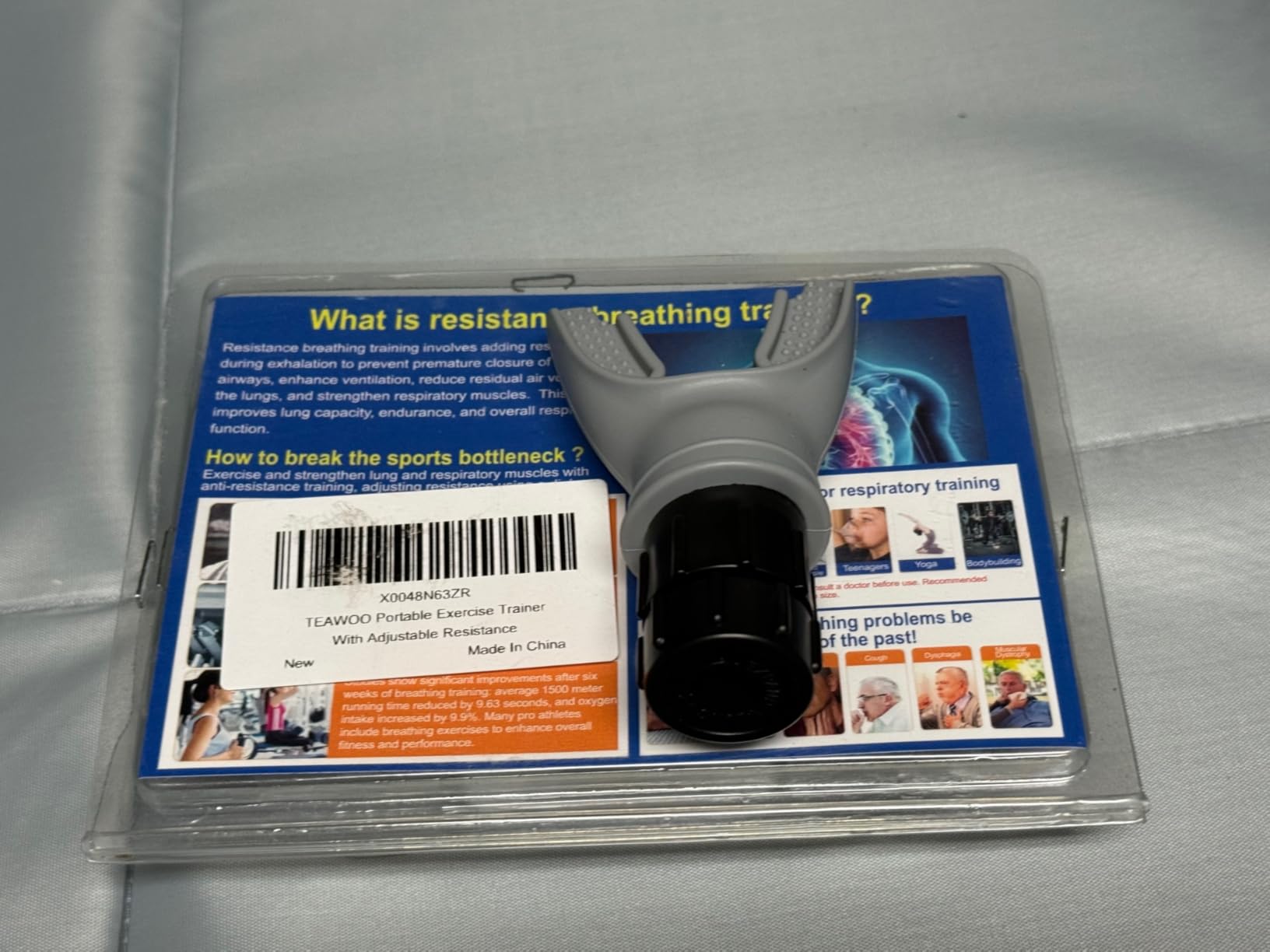TEAWOO Portable Breathing Trainer with Adjustable Resistance Settings customer photo 2