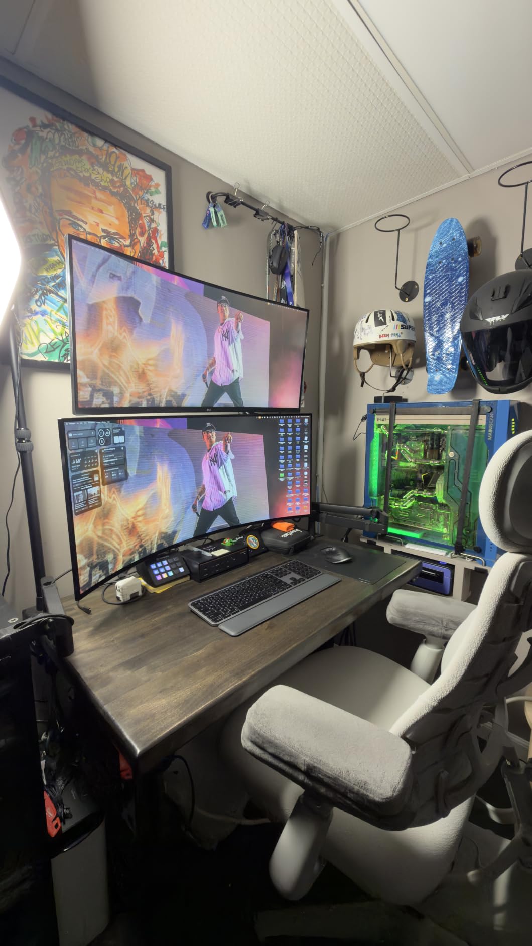 WALI Adjustable Dual Monitor Arm for 13-32 inch Screens, 22 lbs per Arm customer photo 2