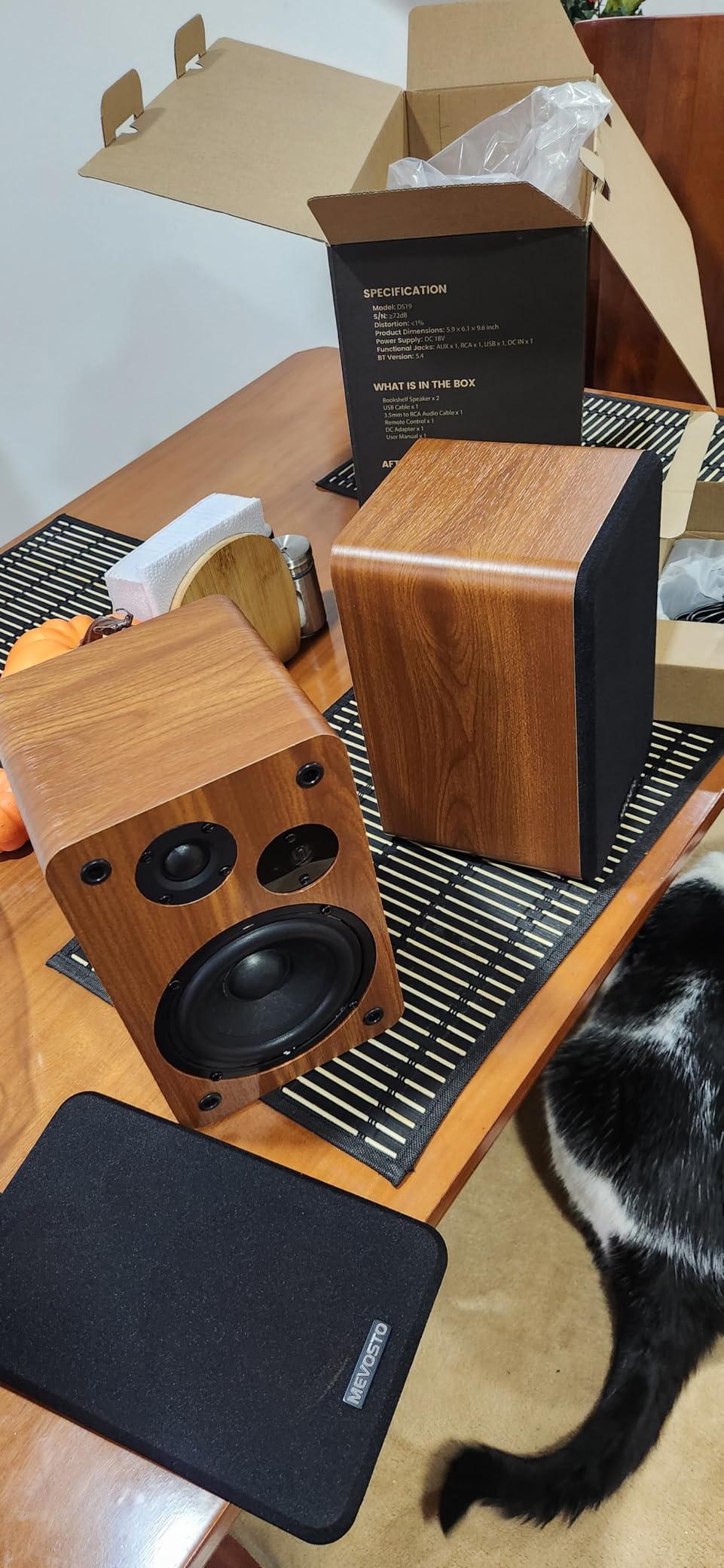 5-Inch Powered Bookshelf Speakers: PC Speakers for Record Player customer photo 1