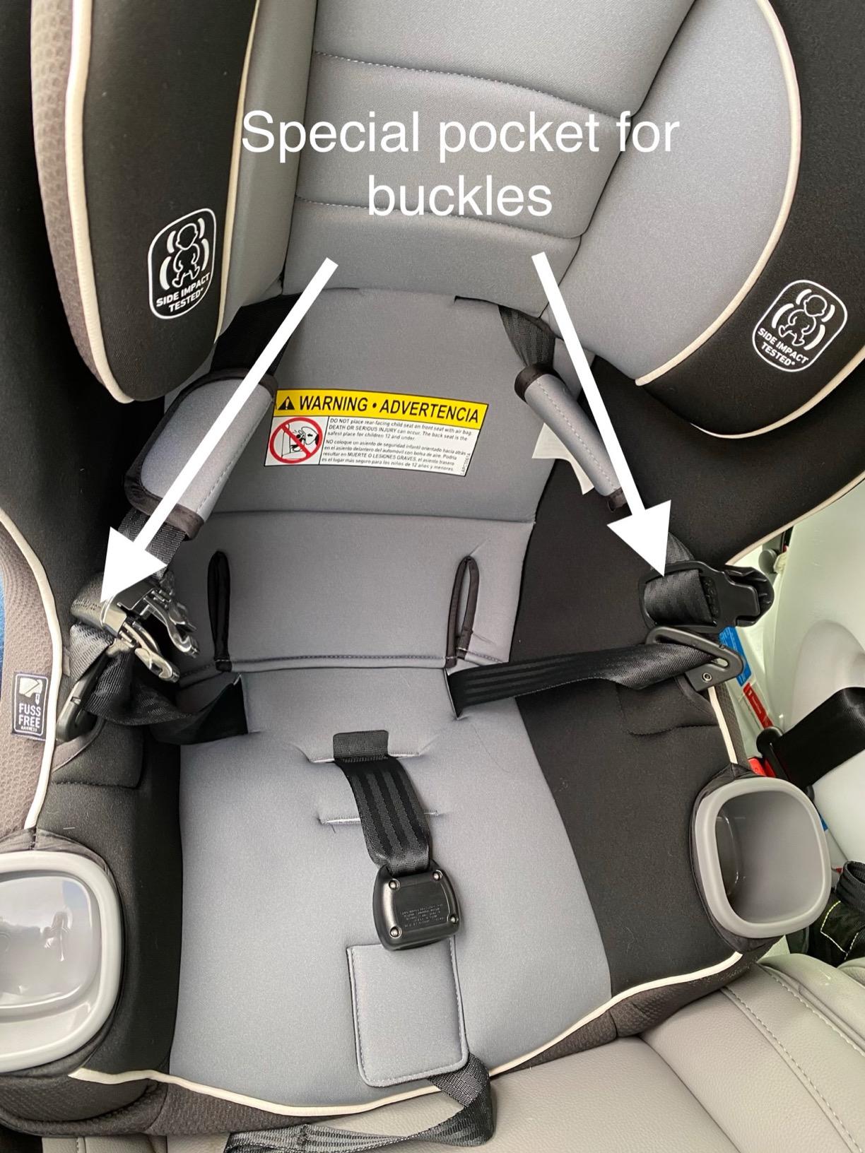 Graco Extend2Fit 2-in-1 Convertible Car Seat, Gotham customer photo 1