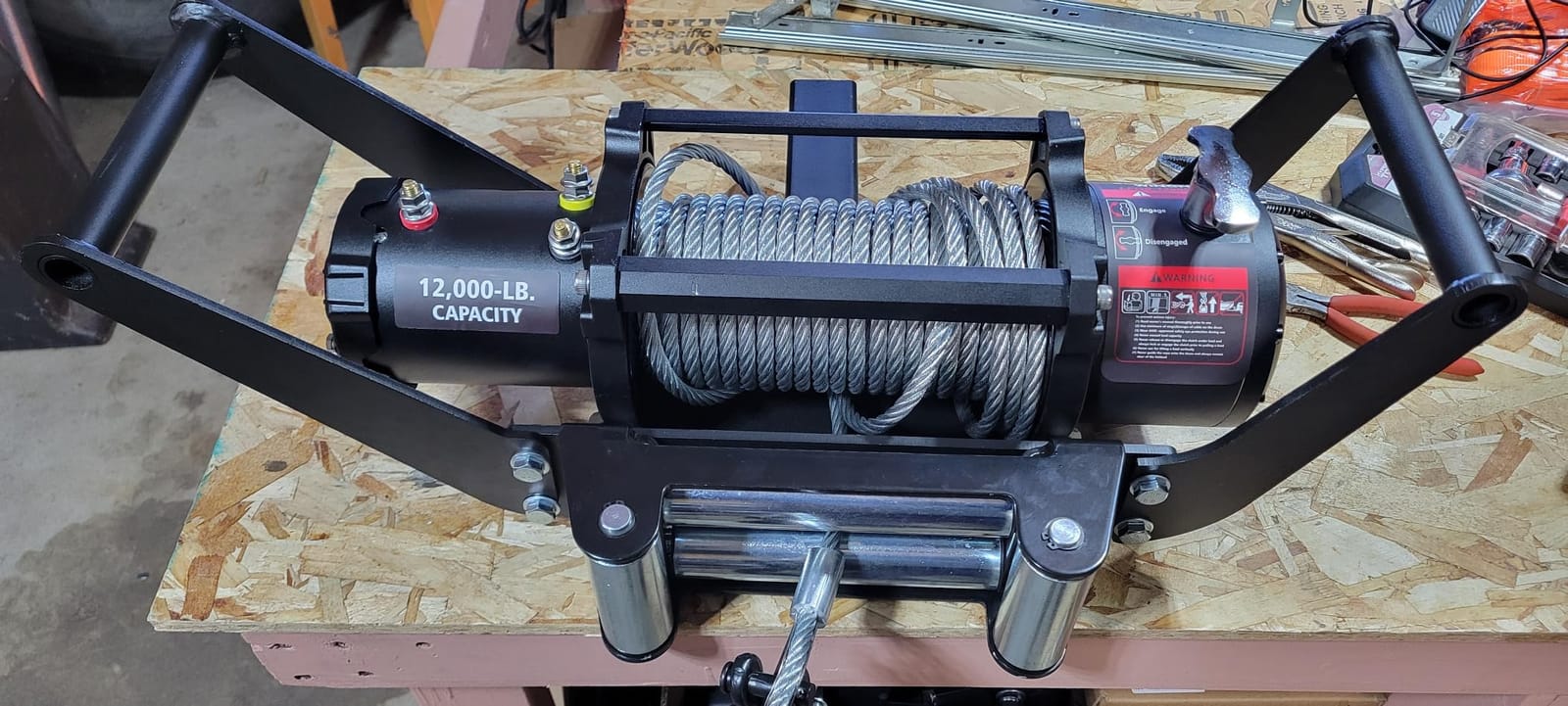 Cradle Winch Mount Mounting Plate 8000-13000 Lbs Capacity customer photo 1
