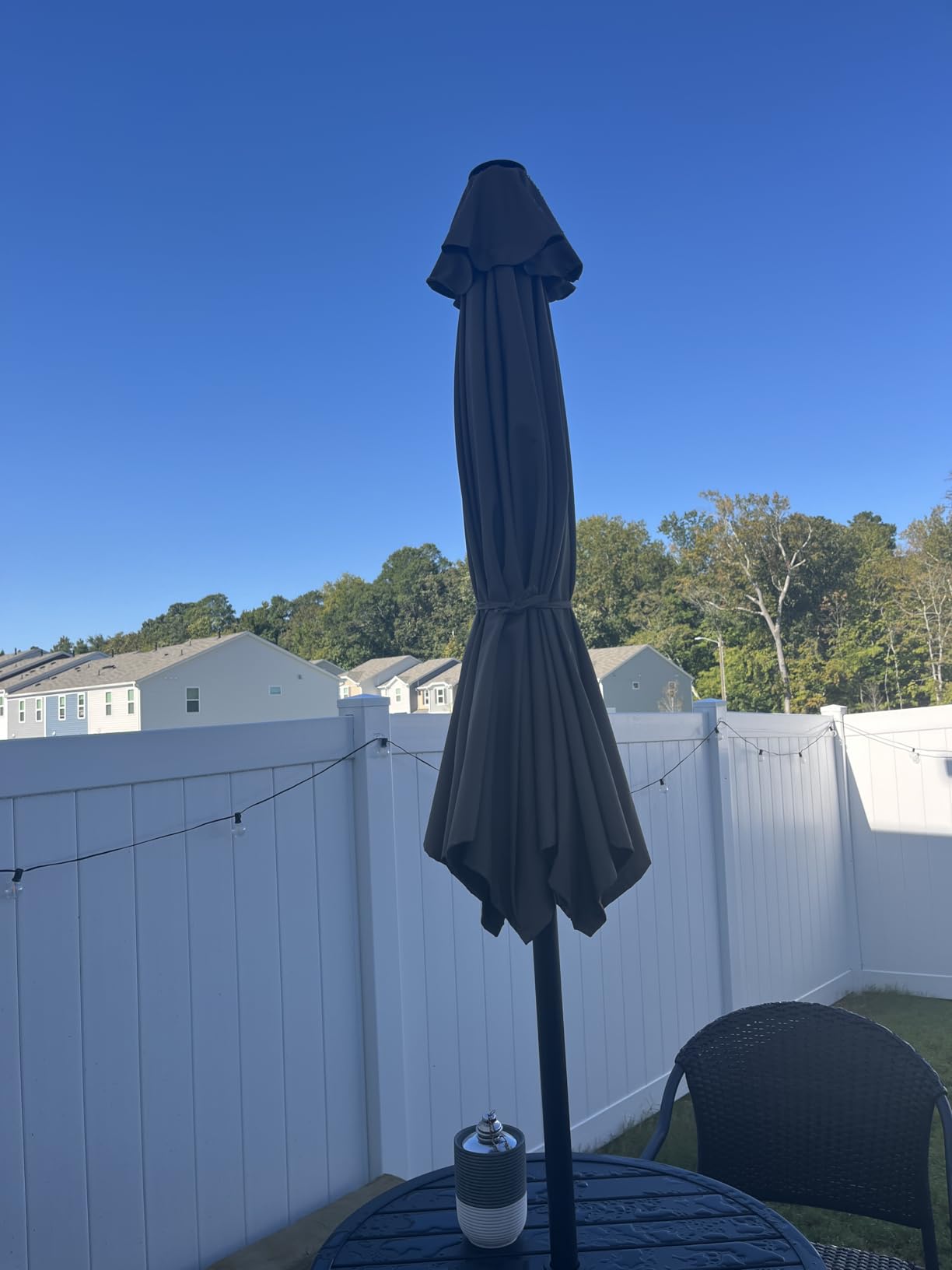 Tempera Heavy Duty High Wind Beach Umbrella with Sand Anchor & Carry Bag | Patio Outdoor Umbrella with Aluminum Frame and Push Button Tilt, Ideal for Garden Lawn, UPF 60+ customer photo 1