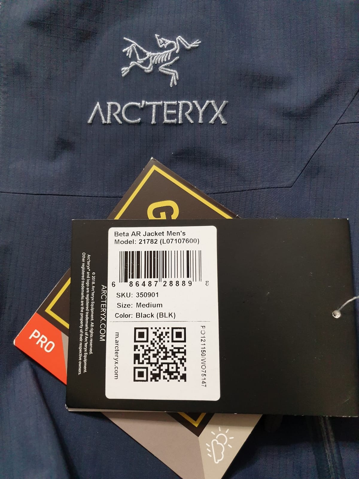 Arc'teryx Beta AR Men's Jacket | Waterproof, Windproof Gore-Tex Pro Shell customer photo 2