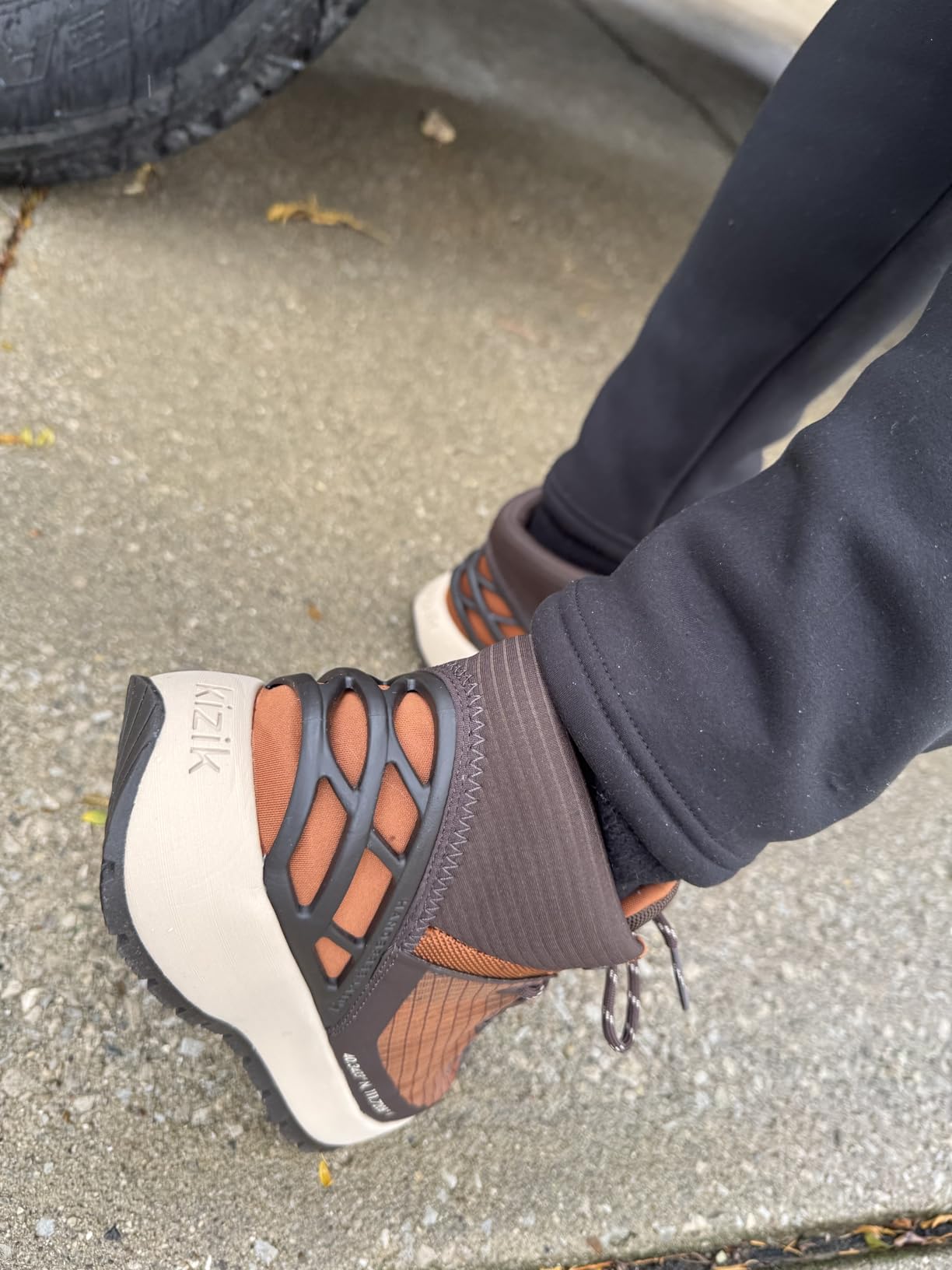 Kizik Wasatch Mid Slip On Boots for Men & Women: Durable Rubber Soles for Any Terrain, Comfortable for Daily Urban Wear & Hiking, Wide Toe Box Options customer photo 2