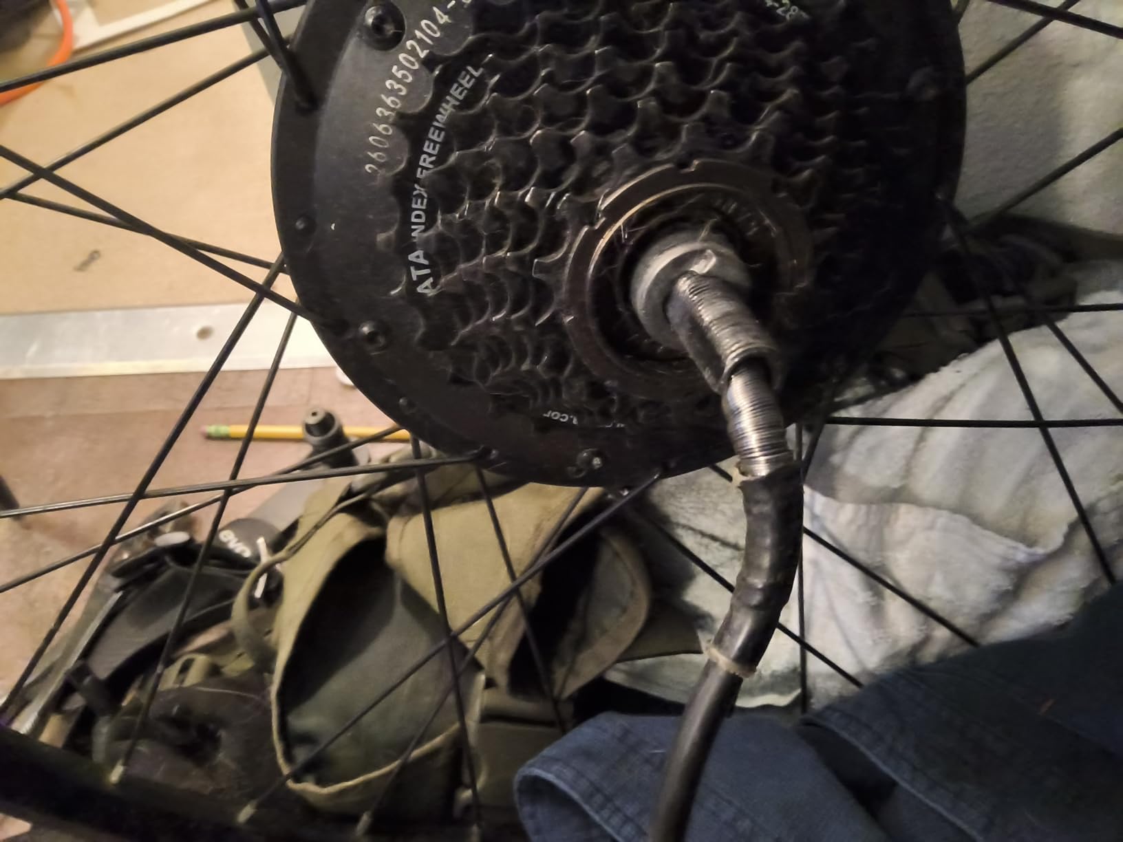 26 Inch Ebike Conversion Kit 72V 2000W Rear Hub Motor Kit customer photo 2