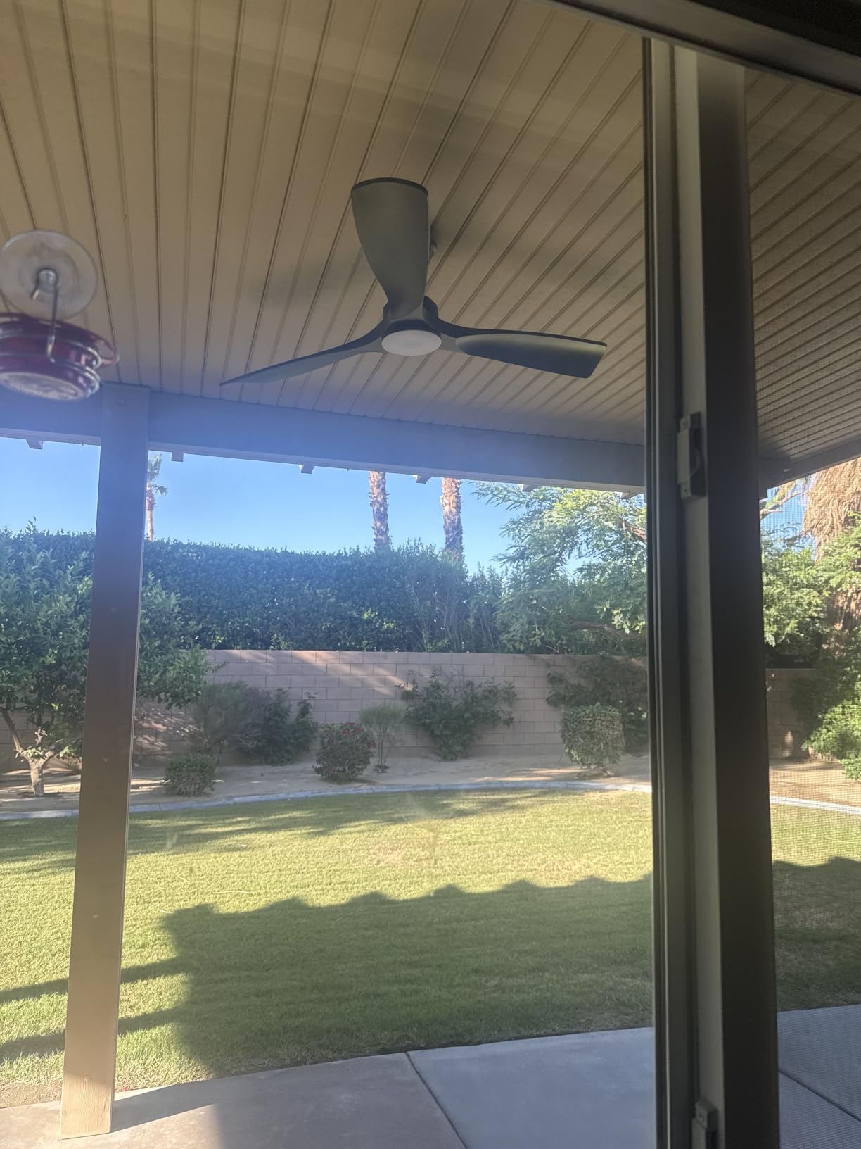 Depuley 52-Inch Ceiling Fan with Light: Black 3 Blade Outdoor Fans for Patios - Dimmable Indoor Fan with Remote Control Fandelier for Living Room Bedroom Porch Quiet Motor Reversible 6 Speed Timer customer photo 2