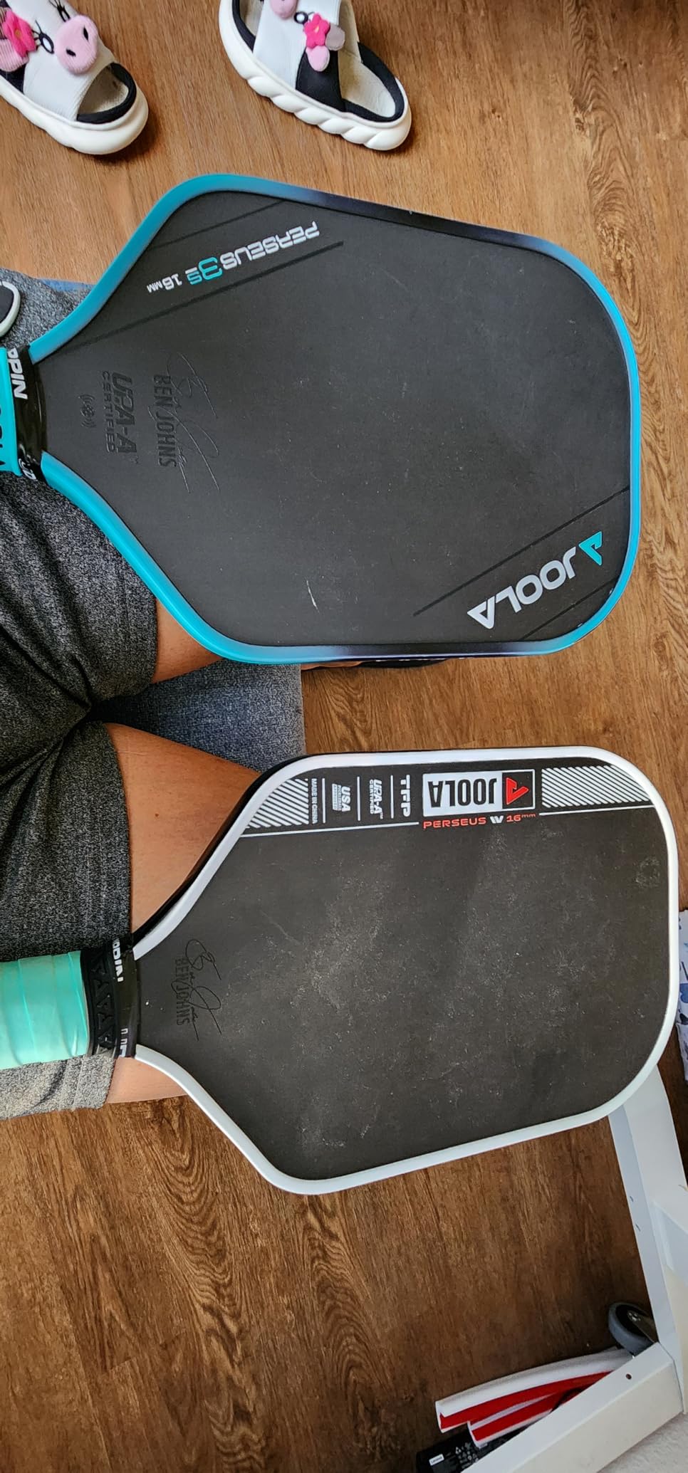 JOOLA Pro IV Pickleball Paddles – Raw Carbon Fiber Surface – Perseus, Hyperion, Scorpeus & Magnus Shapes – 14mm/16mm – Tech Flex Power – Propulsion Core – Wide or Elongated – UPA-A and USAP Approved customer photo 1