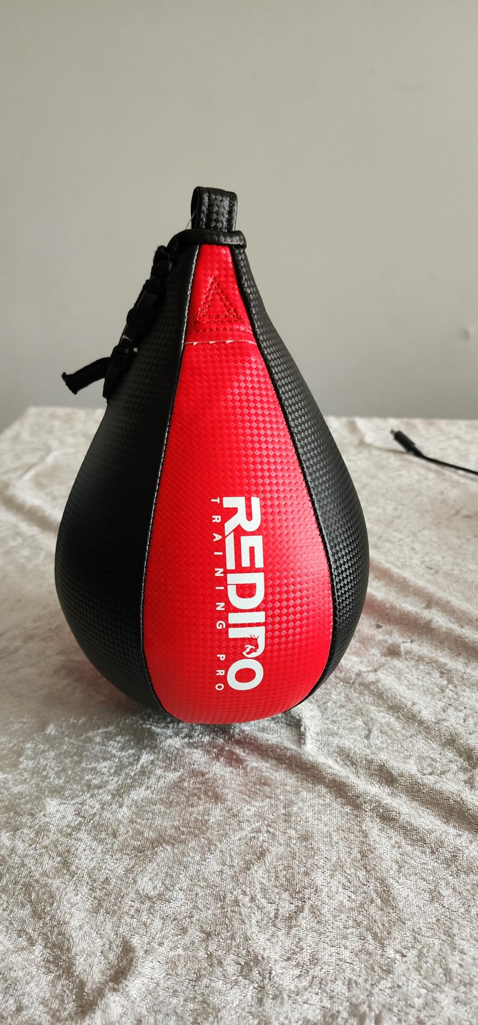 Boxing Speed Bag - PU Leather Speed Punching Ball for Boxing, MMA Training Speed Ball Reflex Ball Boxing Equipment, Punching Bag Workout Kicking Training Home Gym Exercise Speed Ball customer photo 1