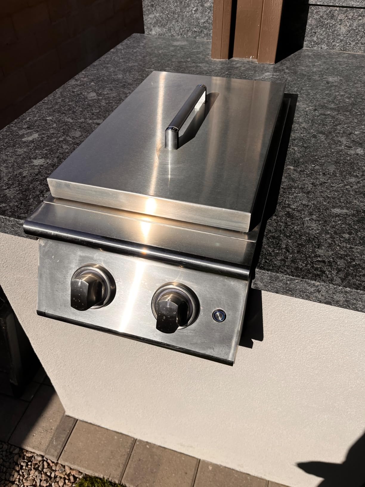 Livory 26 Inch BBQ Head Griddle Grill Combo for Outdoor Kitchen, Natural Gas Built-in Grills for Barbecue Island, 3-Burner, 3 * 14,000 BTU, Premium 304 Stainless Steel, Convertible to Liquid Propane customer photo 2