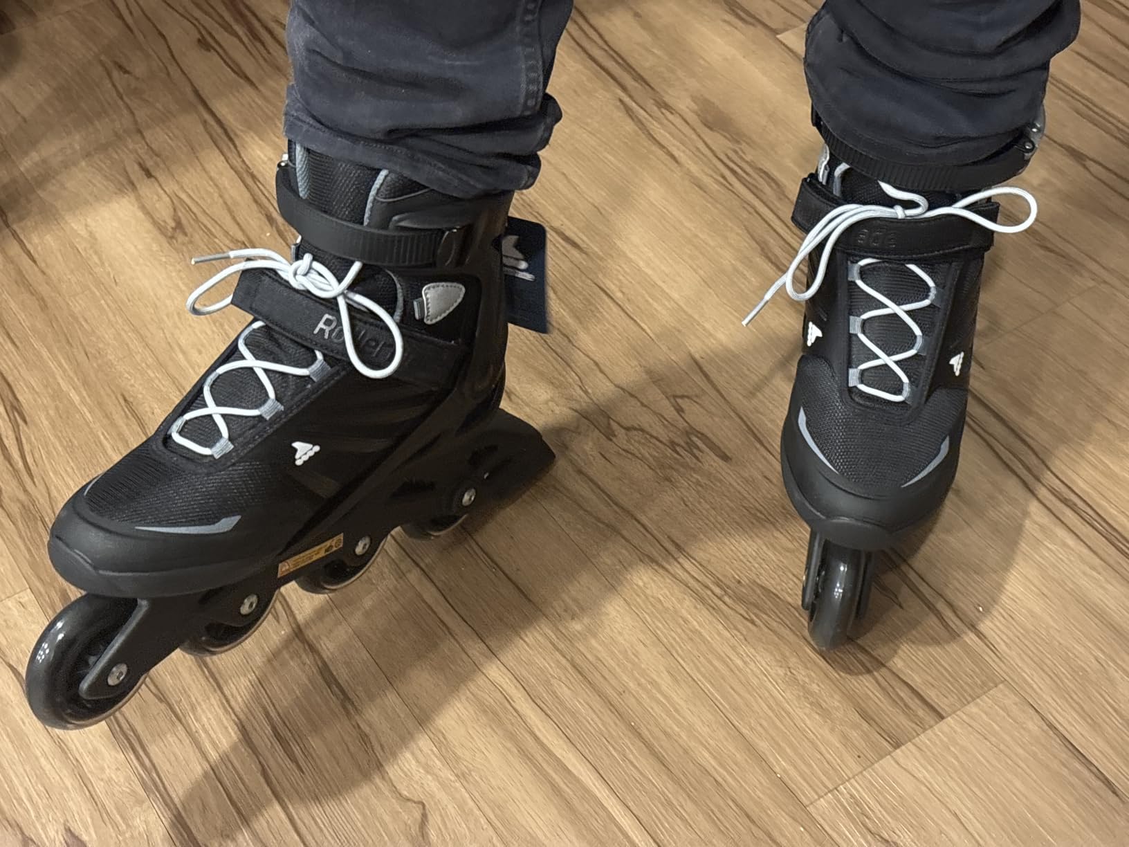 Rollerblade Zetrablade Men's Adult Fitness Inline Skate, Black and Silver customer photo 2