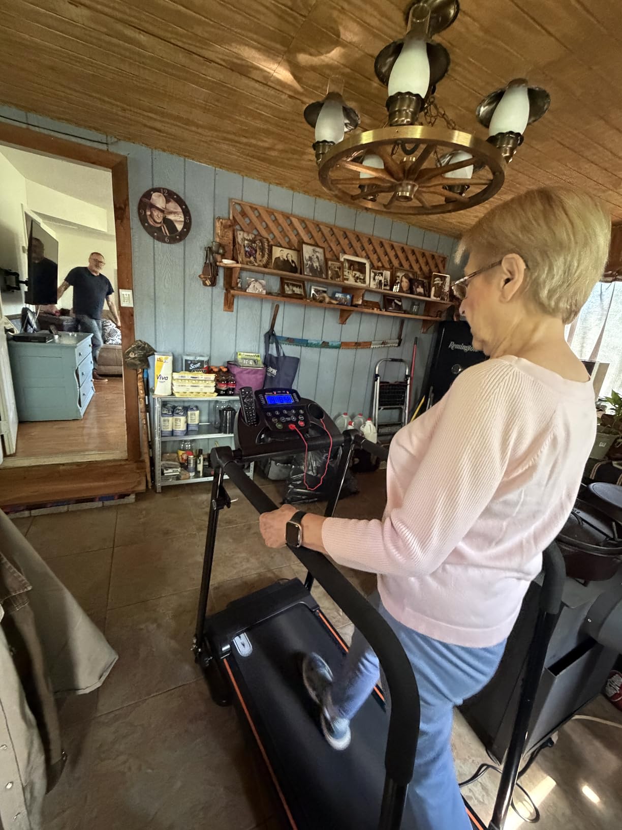 Redliro Treadmill for Seniors with Long Handrail-Walking Treadmill for Home customer photo 2