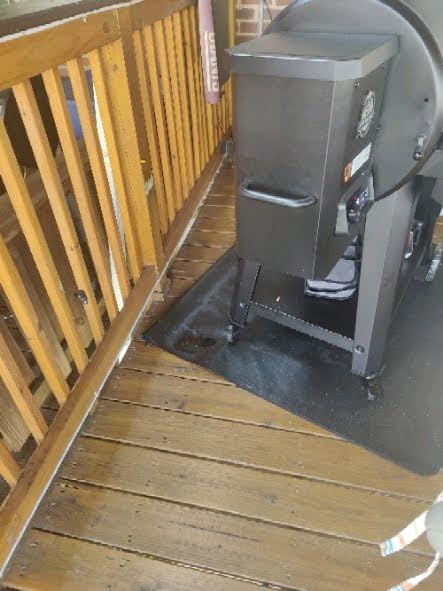 Under Grill Mat for Outdoor Grill Fireproof Deck Protector 90