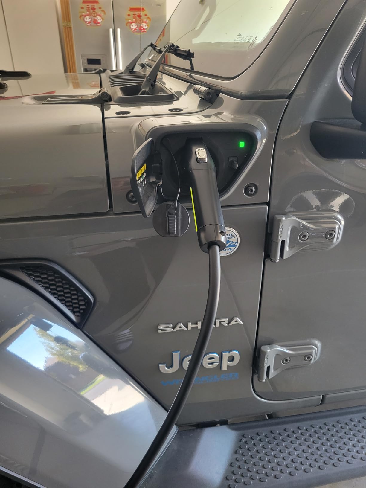 Level 1&2 EV Charger, Electric Vehicle Portable Charger with 20FT Cable, 3.5KW 16Amp Home EV Car Charging Station, 110V-240V NEMA 6-20 & NEMA 5-15 Plug Adapter, for All SAE J1772 customer photo 1