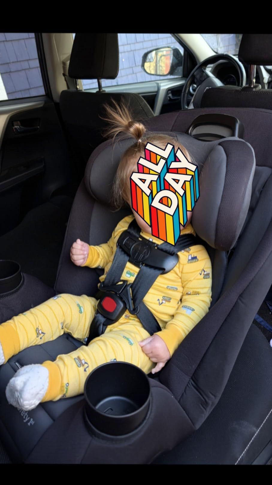 Safety 1st Ellaris 3-in-1 Convertible Car Seat, Slim Fit Design, Rear & Forward-Facing, 5-Position Headrest, Travel-Friendly with Machine-Washable Seat Pad, Smokey Haze customer photo 1