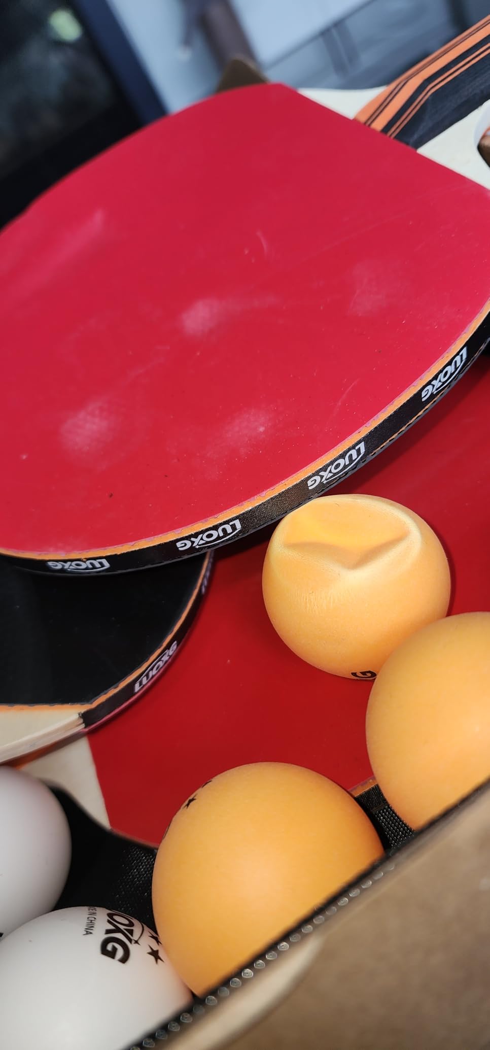 Ping Pong Paddles Set of 4 with Table Tennis Balls and Portable Case | 4-Player Table Tennis Rackets Set, Suitable for Indoor and Outdoor Games, Family Games customer photo 2
